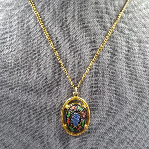 Sarah Coventry Light of the East Jewelry Set, Necklace Earrings Ring, 1970s - Picture 4 of 10